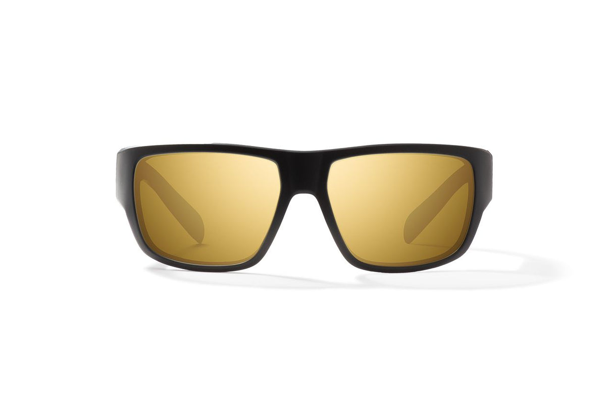 Bajio Piedra - Glass - Black Matte Yellow Mirror