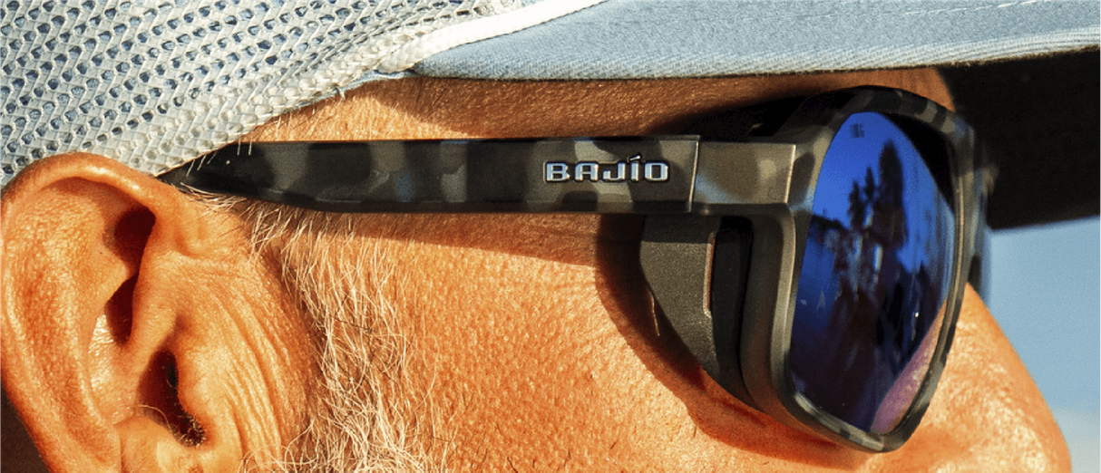 Bajio Cocho - Glass - Graphite Black Blue Mirror