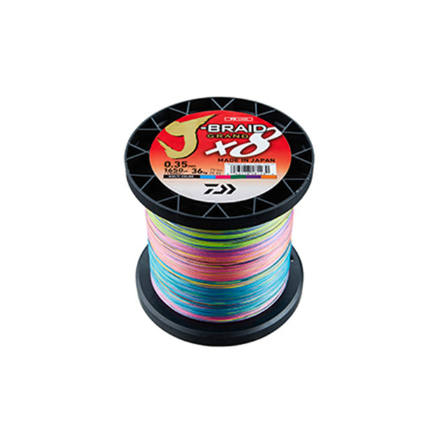 DAIWA J BRAID GRAND X8 0.42mm 1500m Multi Color 103LB