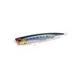 DUO Rough Trail Bubbly 135F Genkai Sardine fiskedrag med silverkropp och rödmålad mun för sportfiske, på vit bakgrund.