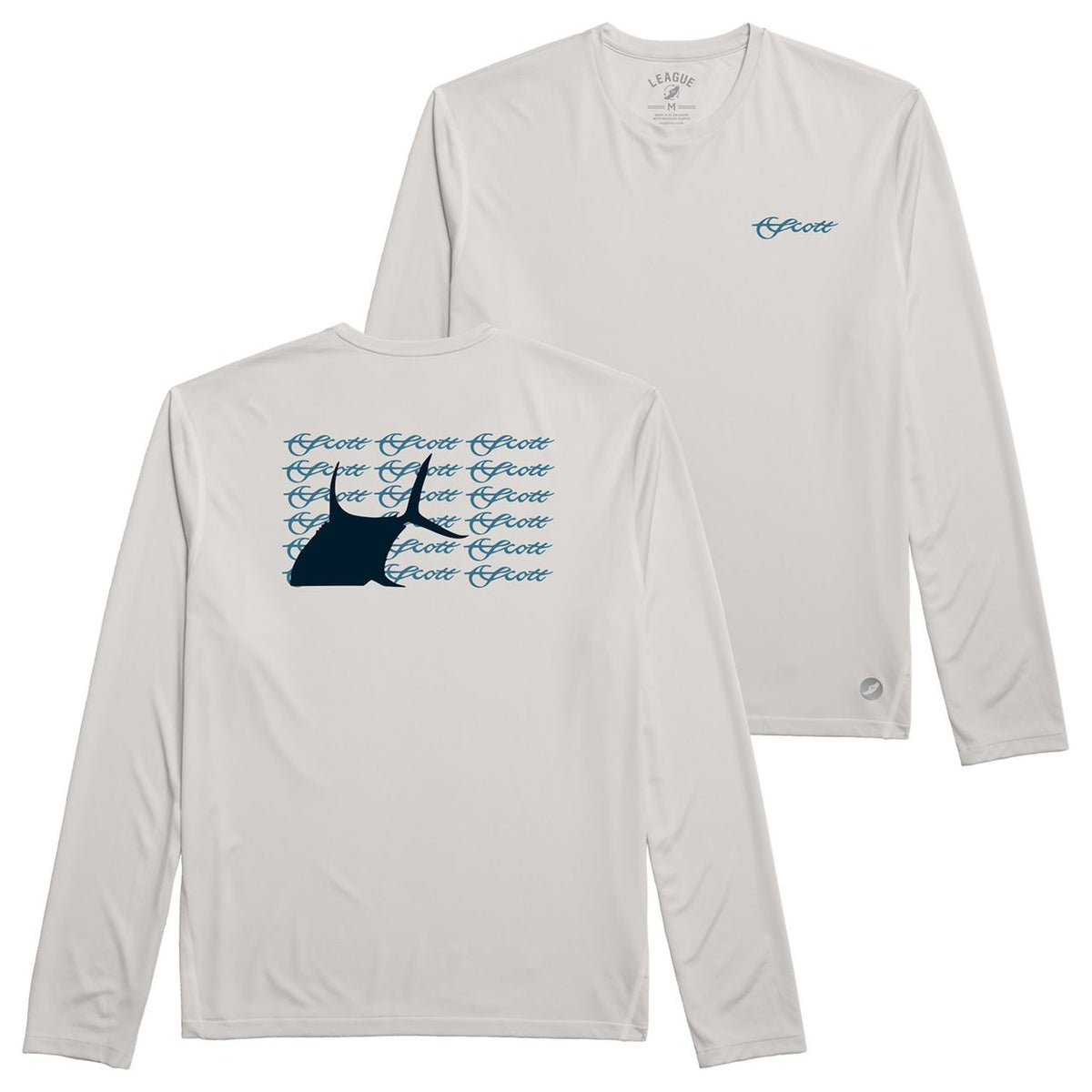 Scott Fly Rod Co. Long Sleeve Performance Tailing Permit - Grey