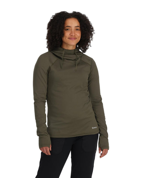 Simms Womens Heavyweight Baselayer Hoody - Loden