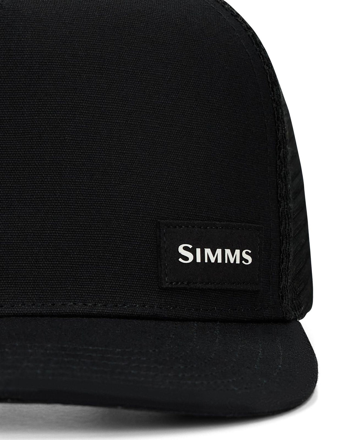 Simms High Crown Flatbill - Black