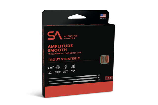 Scientific Anglers Amplitude Smooth Trout Strategic 12.5 - Dark Willow/Blaze Orange/Bamboo
