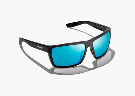 Bajio Stiltsville - Glass - Black Matte Blue Mirror