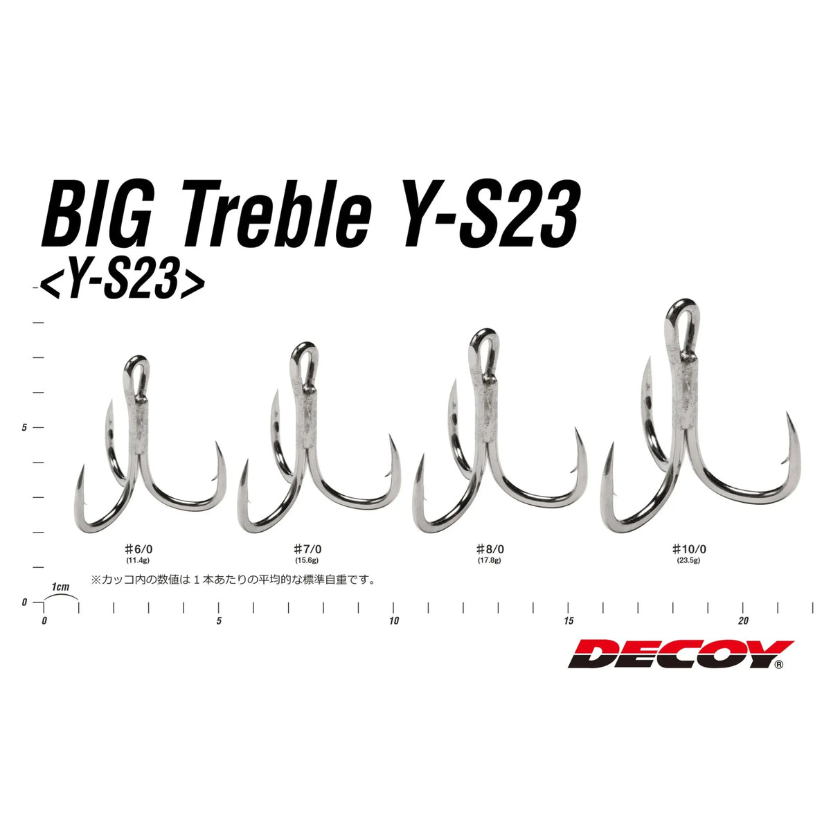 Decoy BIG Treble Y-S23